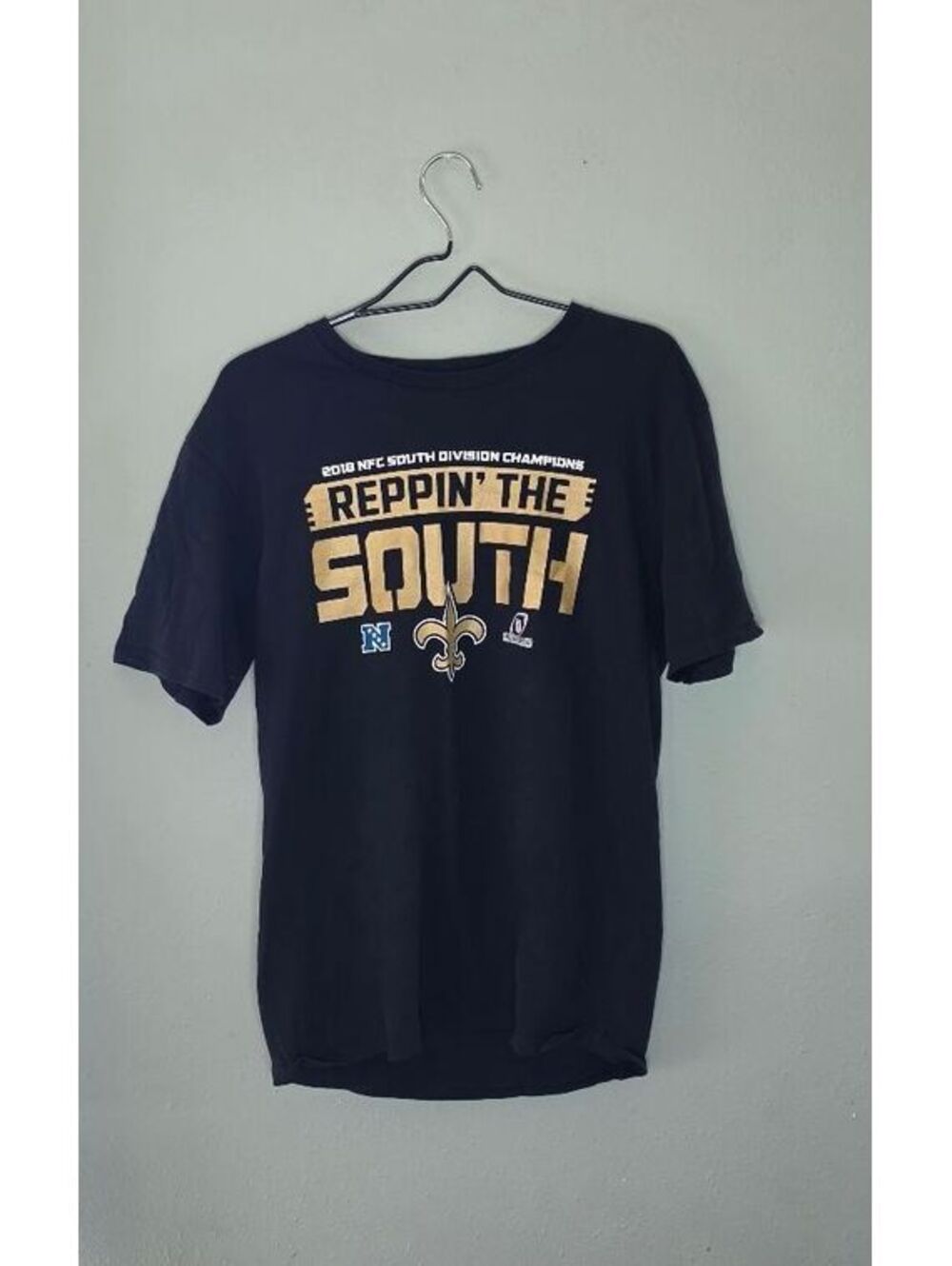 New Orleans Saints 2018 NFC South Champions T Shirt Fanatics Pro Line M